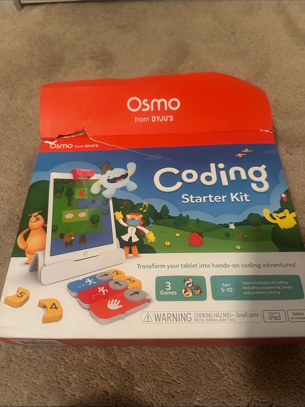 Osmo Coding Starter Kit - Red & Blue Box new never used